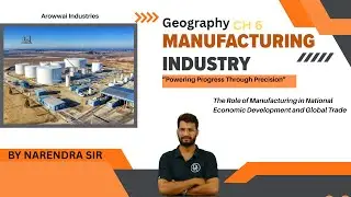 🔴 Live: lecture(1) , Class 10 Geography Ch-6 Rapid Revision | manufacturing industry| RBSE/CBSE 2025