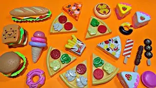 🍟 ASMR_Video * Different Miniature Snacks Toy in This Video I No Music *