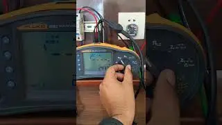RCD, RCBO tripping time testing by Fluke multimeter 1663