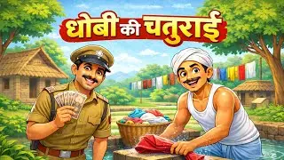 धोबी की चतुराई। धार्मिक कहानी । ज्ञानवर्धक । moral story। bad time story।