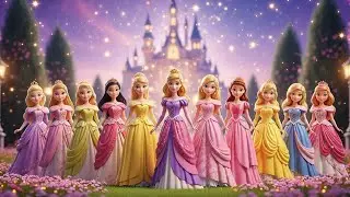 12 Barbie Princess Magical Story | 3D Cartoon | Hindi Kids Story | Fairy Tale for Children
