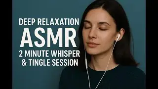Deep Relaxation ASMR &mdash; 2 Minute Whisper & Tingle Session&rdquo;😇😍💆