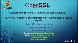 Video3: Funciones criptogr&aacute;ficas de resumen hash message digests