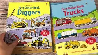 A Look Inside Usborne First Sticker Book Series