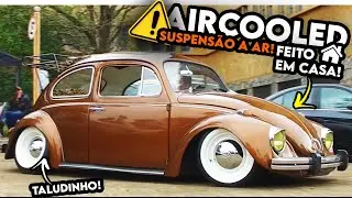 FEITO EM CASA! QUE COISINHA! VW Fusca 1974 Aircooled Suspensão a ar