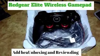 Redgear Elite Wireless Gamepad Black Unboxing and Review