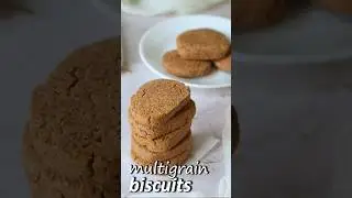 Healthy Multigrain Biscuits/Cookies~No Egg, No Maida, No Refined Sugar