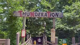 Thunderation 4K Back Row POV At Silver Dollar City