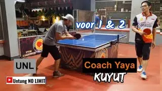 Pingpong test Skil lawan Coach KUYUT | YAYA vs UNL PTM Ligamas @UntungNOLIMIT 