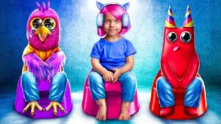 Opila Pássaro vs Banban! Garten de Banban na Vida Real!