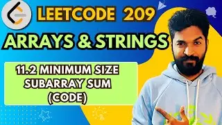 209.2 Minimum Size Subarray Sum (Code) | #11 | Array And String Playlist | #leetcode #dsa