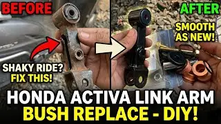 Activa Link Arm Bush replacement | DIY | #youtube #trending #diy #asmr 