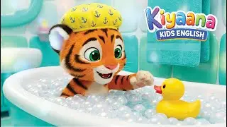 Toddler Bath Song Splash Splash🛁 | Fun Action Song for Kids+ 9 Nursery Rhymes | Kiyaana Kids English