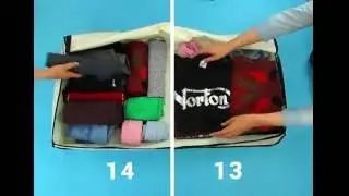Koffer und Kisten richtig packen: Rollen oder Falten?