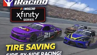 Tire Saving Battles & Clean Racing | iRacing NASCAR Xfinity Series Side-by-Side Action