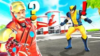 J'amène BOSS WOLVERINE à IRON MAN ! Il se fait découper ! (Expérience Boss Saison 4 Fortnite)