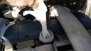 Volvo PCV P2 smoke oil cap test. V70r v70 s60r s60