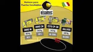 Motores Elsamec para Portones Enrollables. Modelos. Informaci&oacute;n: 0992867230