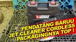 UNBOXING JET CLEANER BERTENAGA BATERAI | TERBARU JET CLEANER CORDLESS LOMAX 12V | PERKAKAS GROSIR