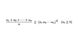 What is the AM-GM inequality about? A basic formulation
