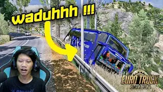 GAWAT !!! BUS INI TIKUSRUK GARA GARA NGEBLONG  | ETS2 MOD INDONESIA