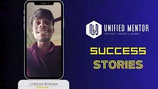 lokesh bomma's Experience At Unified Mentor As An Intern.
