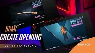 Bgmi create opening 