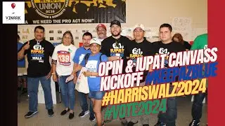 OPIN & IUPAT Canvass Kickoff #KeepAZBlue #HarrisWalz2024 #Vote2024