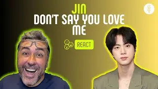 JIN | DON'T SAY YOU LOVE ME | Vocal coach REACTION & ANÁLISE | Rafa Barreiros