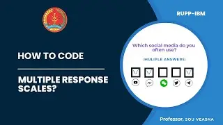 SPSS-Part 2: Multiple Responses Scale ( ​របៀបនៃការចងកូដសម្រាប់ពហុចម្លើយ)