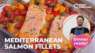 SALMON FILLETS 🐟🍅🍋 Mediterranean-Style