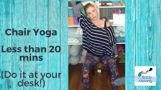 Chair yoga - take a little time to unwind