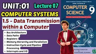 Data Transmission within a Computer | Chapter 1 Computer Systems | Class 9 Computer Science Federal