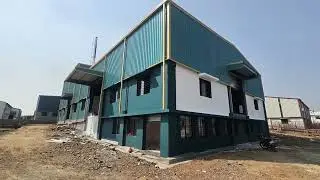 PEB shed 9960 sq. Ft. #peb #construction #kolhapur #fabrication #civil