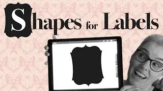 Shapes for Labels - Make a Vintage Shaped Label in Procreate