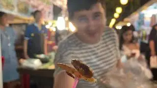 Bangkok Night Market Rod Fai Train (Род Фай) - аутентичное место для знакомства с тайской кухней.
