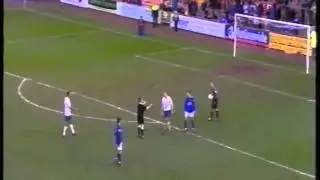 Bizarre goal.