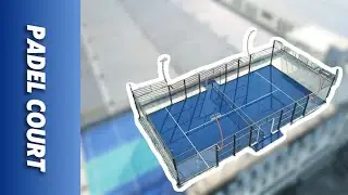 Panoramic View of Tennis Courts | Outdoor Sports Facility 🎥 🎾