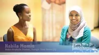 Nabila, undergraduate student at GSU shares study ethics to the new GIP scholarship recipients
