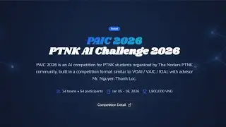 PAIC 2026 Workshop: Rules, Team Registration & Submission Guide | The Noders PTNK