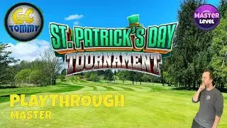 Playthrough, Hole 1-9 - MASTER *Tournament Wind*, St Patricks Day Tournament, Golf Clash tips