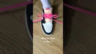 How to lace Nike Air Jordan 1 Low#sneakers #jordan #shoes #nike