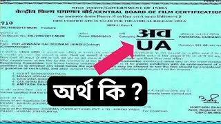 What is means of films certificate symbol | meaning of U, UA, A & S symbol