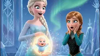 Elsa&rsquo;s Magical Baby Surprise ✨❄️ Frozen Sisters Elsa & Anna 🩵 Motherhood Song 🎶 