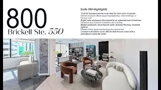Executive Office Suite &ndash; Suite 550 | 800 Brickell Avenue