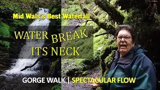Mid Wales's Best Waterfall | Water Break Its Neck | Deep Gorge Walk | Spectacular Flow