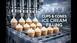 🍦 Automatic Cup & Cone Filling Machine in Action | Coldtech Engineering Pvt. Ltd.