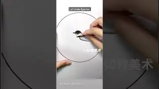 how to draw sparrow #shorts #sketch #drawing #painting #viral #funny #short #youtubeshorts