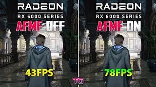 AMD Fluid Motion Frame ( Frame Generation) on RX 6000 series -Test in 8 Games