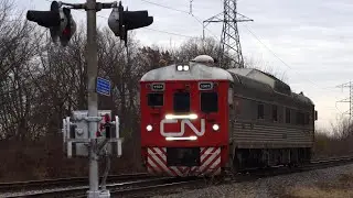 CN1501 Budd RDC1 Heads West in Colvin Park, IL 11/22/25